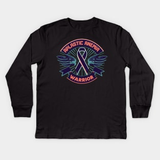 Aplastic anemia warrior Kids Long Sleeve T-Shirt